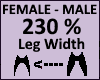 Leg Thigh Scaler 230%
