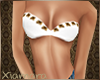 [X] White Studded Bra