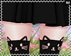 w. Black Skirt + Socks