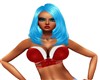 SANTA TOP RED