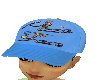 *F70 Blue Pizza Face Hat