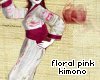 floral silk kimono