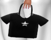 STAR shirt leather purse