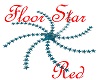 :RD Teal Star Floor Deco