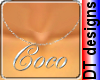 Coco silver necklace f