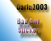 *C2003* Bad Girl Sticker