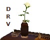 Sngle Yellow Rose W/Vase