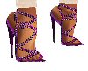 *F70 Purple Beaded Heels