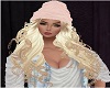 Pink Hat Blond Hair