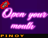 Open your mouth | Neon