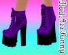 [S] Purple E-girl Boots