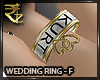 ! Wedding Ring F - KURR