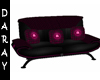black pink rose couch