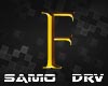 F Letter Yellow Drv