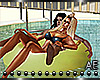 Summer Pool Float Couple