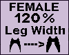 Leg Thigh Scaler 120% Fe