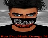 Boo Face Mask Orange M