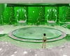 green christmas room