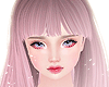 Long Pink + Bangs