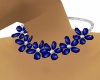 *RD* Blue Petal Necklace