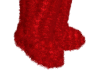 Fluffy Fur Boots /Red