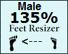 Feet Scaler 135% Male