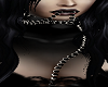 Black Necklace in Mouth