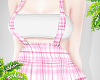 d. te overalls pink