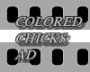 COLORED CHICKS AD