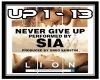 Sia - Never Give Up RMX