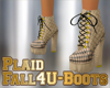 Fall4U-Plaid Boots