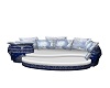 blue christmas kis couch