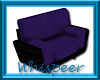 (W)Black Purple Chair DI