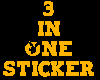 5 in one sticker