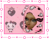 ! Pink Panda Scarf Hijab
