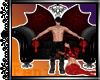 [F] Throne Red Black pvc