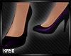 |K| Purple shimmer Pumps