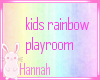 Kids Rainbow Playroom