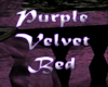 Purple Velvet Bed