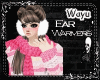 [wayu] White Ear Warmers