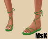 [MsK] Green Sandals