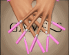 ~S Diamond Pink Nails