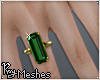 Emerald Mid Ring L