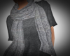 Layerable wool scarf