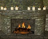 *pip. Medieval fireplace