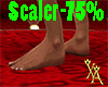 X♡A ✂ Foot Scaler75%