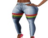 Rainbow jeans