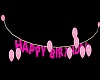 Birthday Banner  - Pink
