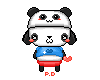 Panda boy with panda hat
