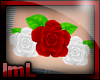 lmL Back Roses Red+White